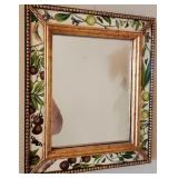 20 - DECORATIVE BOTANICAL WALL MIRROR