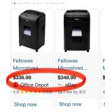 16 - FELLOWES PAPER SHREDDER