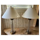 20 - ELEGANT MATCHING TABLE LAMP PAIR