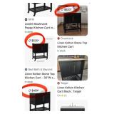 43 - NEW WMC LINON KITCHEN CART