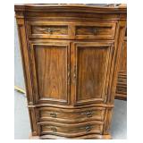 11 - ELEGANT WOOD ACCENT CABINET