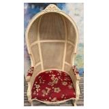 11 - ELEGANT CANE ACCENT CHAIR