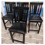 11 - STYLISH BLACK BAR STOOLS