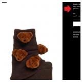 J3 - SUGAR THRILLZ TEDDY BEAR PLUSHIE BOOTS 9M