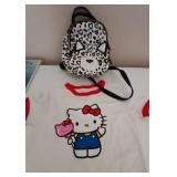 J3 - BETSEY JOHNSON BACKPACK, HELLO KITTY SHIRT