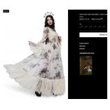 DOLLS KILL MAXY DRESS - IVORY FLORAL & SHOES (R38)