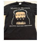 J3 - VINTAGE MARILYN MANSON SHIRT SIZE M (A12)