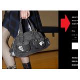 J3 - LOT OF CLOTHING & HANDBAG (M84)