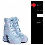 J3 - SUGAR THRILLZ BUTTERFLY PLATFORM BOOTS (M23)