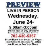 PREVIEW LIVE IN PERSON - Wednesday, June 24th
