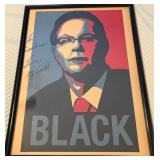 J3 - VINTAGE LEWIS BLACK SIGNED CONCERT POSTER