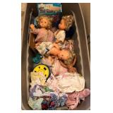 J3 - BIN OF DOLLS & TOYS (R181)