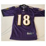 J3 - RAVENS #18 JERSEYMSIZE S/CP (M9)