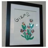 J3 - GIZMO 2017 ART FRAMED 21X17 (L3)