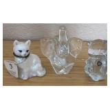 J3 - CRYTAL ELEPHANT & BEAR, FENTON CAT (L119)