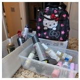 J3 - HELLO KITTY BAG & MISC HAIR & SKIN ITEMS(A30)