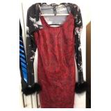 J3 - HAUTE MONDE DRESS & NECK SHRUG JACKET (L14)