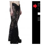 DOLLS KILL WIDOW & EXPRESS BLACK LACE SET