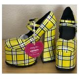 J3 - DOLLS KILL CLUELESS PLATFORM SHOES 9M (L165)