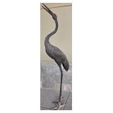 N3 - BRONZE CRANE SCULPTURE (Y1)