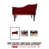 N3 - VICTORIAN STYLE CHAISE LOUNGE (L25)