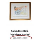 N3 - SALVADOR DALI LTD ED FRAMED LITHO W/COA