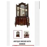 N3 - LOUIS XV STYLE AMARANTH COMMODE (L15)