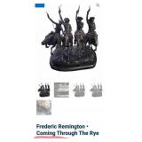11 - REMINGTON COMING THRU THE RYE BRONZE 24'T