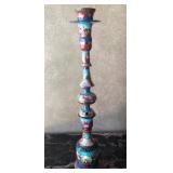 N3 -VINTAGE HANDPAINTED HOOKA 23.5'T (M7)
