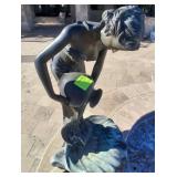 N3 - BRONZE GARDEN STATUARY 58'T (Y8)