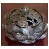 N3 - VINTAGE LOTUS INCENSE BURNER (F59)