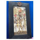 11 - MULTI-MEDIA ART FRAMED24X14" (Y53)