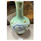 K - VINTAGE GREEN CELADON CERAMIC VASE (P26)