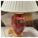 K - ASIAN PORCELAIN TABLE LAMP (P25)