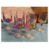 K - RAINBOW ACRYLIC STEMWARE (P96)