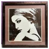 508 - CHIC MONOCHROME FASHION PORTRAIT PRINT