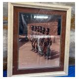 11 - AFRICAN ART FRAMED 27X23" (D206)