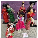 11 - ASIAN DOLL COLLECTION LOT