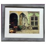 11 - FRAMED EUROPEAN STREET SCENE ART