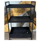 11 - MODERN THREE TIER ROLLING CART