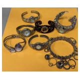 11 - LOT OF FASHION WATCHES & BRACELETS (B1)