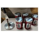 K - PAPER TOWEL HOLDER & CANISTER SET (P51)