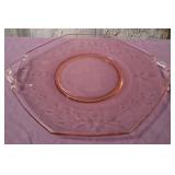 11 - VINTAGE GLASS PLATTER (U56)