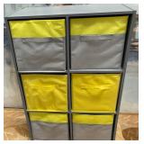 11 - CUBBY-HOLE STORAGE WITH CONTENTS