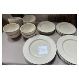 K - LOT OF PLATES & BOWLS (P42)