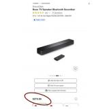 J1 - BOSE SOUND BAR WITH REMOTE (M16)