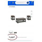 J1 - COFFEE TABLE & TWO SIDE TABLES