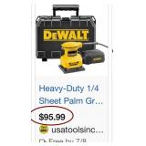 J1 - MAKITA PLANER, DeWALT FINISHING SANDER (G25)