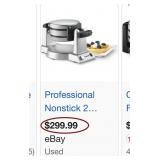 J1 - JOHNSONVILLE GRILL, CUISINART WAFFLE MAKER