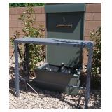 J1 - OUTDOOR WALL FOUNTAIN & METAL STAND